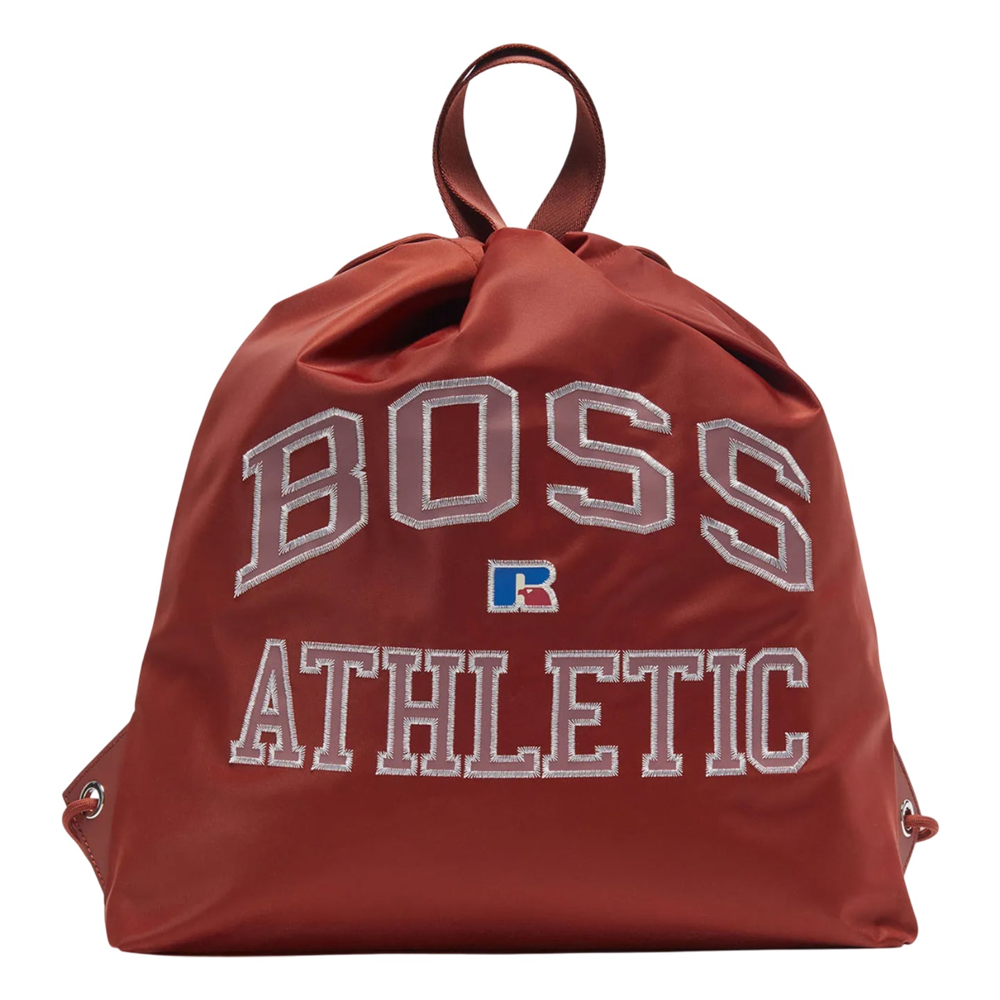Brown - Front - Hugo Boss Drawstring Backpack