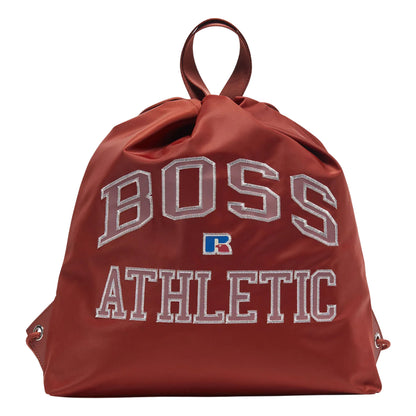 Brown - Front - Hugo Boss Drawstring Backpack