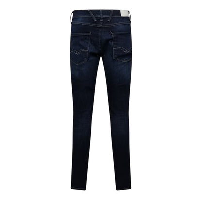 Blue - Back - Replay Womens-Ladies New Luz Skinny Jeans