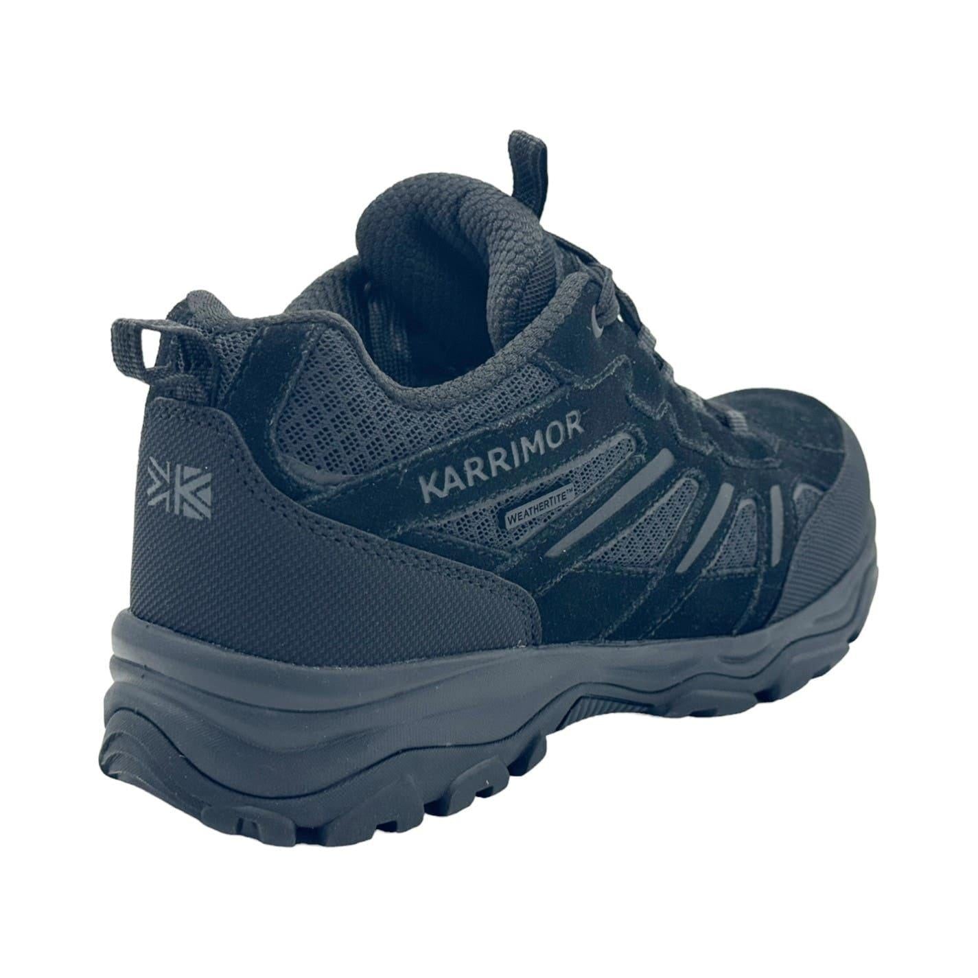 Black - Back - Karrimor Womens-Ladies Mount Waterproof Walking Shoes