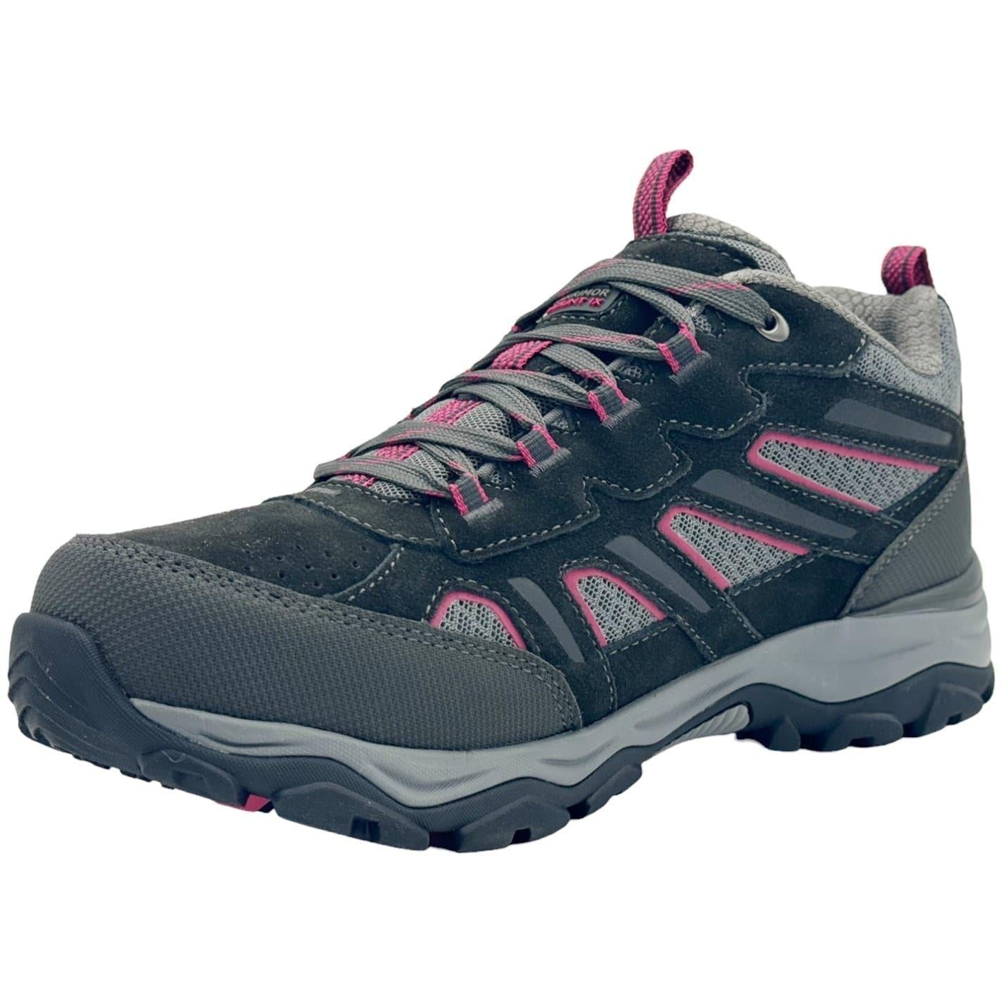 Black-Pink - Side - Karrimor Womens-Ladies Mount Waterproof Walking Shoes