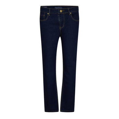 Indigo-Dark Blue - Front - Criminal Damage Mens SOS 5 Pockets Skinny Jeans