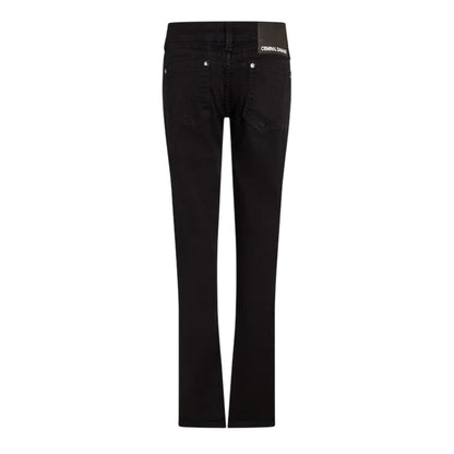 Black - Back - Criminal Damage Mens Skinny Jeans
