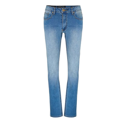Blue Wash - Front - Criminal Damage Mens Skinny Jeans