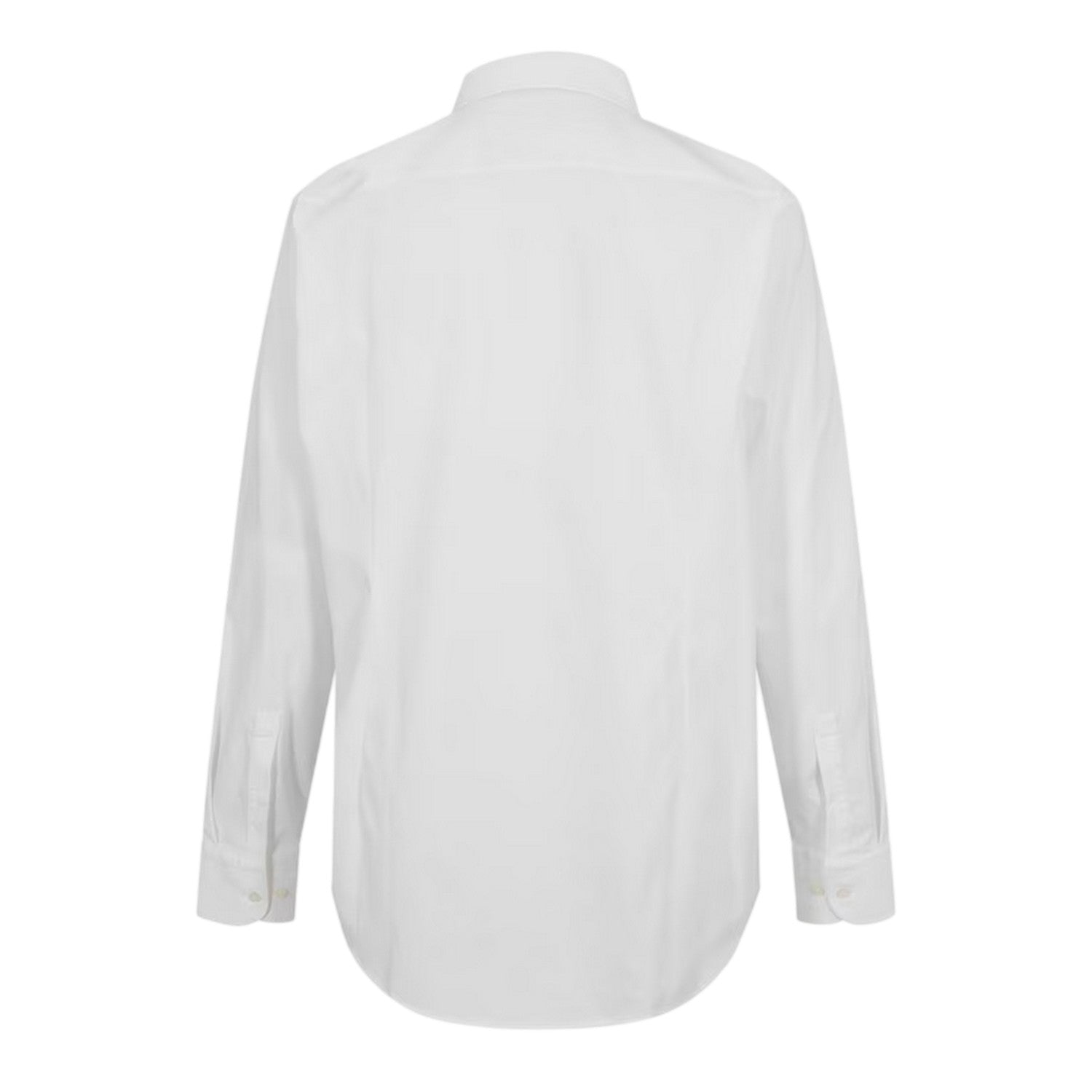 White - Back - Hugo Boss Mens P Hank Oxford Kent Collar Long-Sleeved Shirt