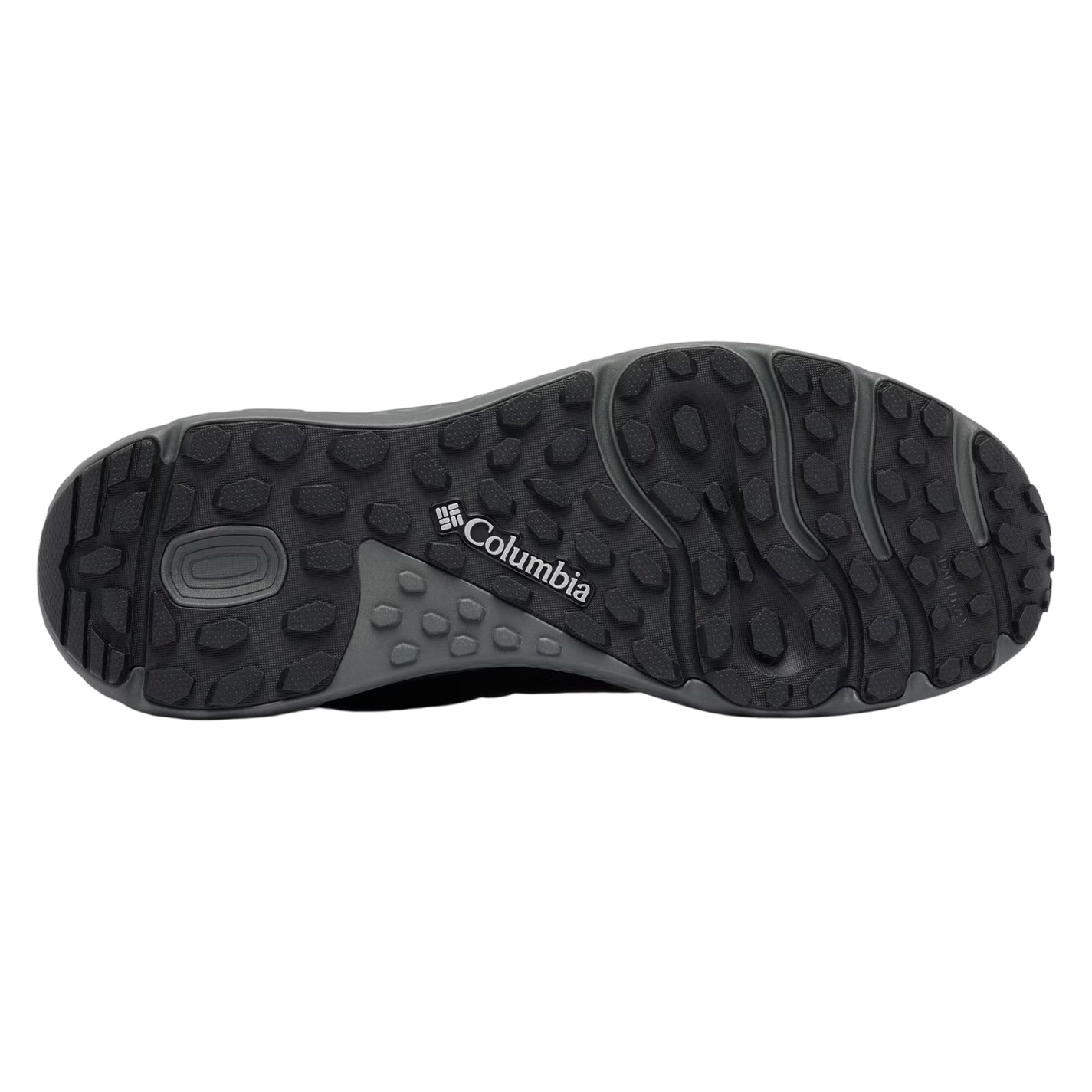 Dark Grey-Red - Side - Columbia Mens Konos TRS II OutDry Walking Shoes