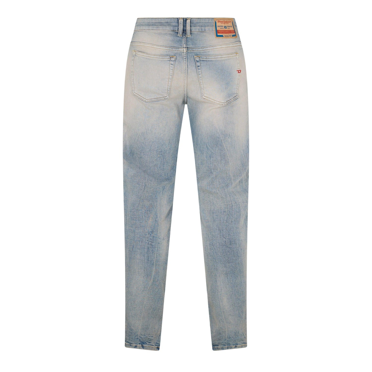 Blue Denim - Back - Diesel Mens D-Finitive Denim Jeans