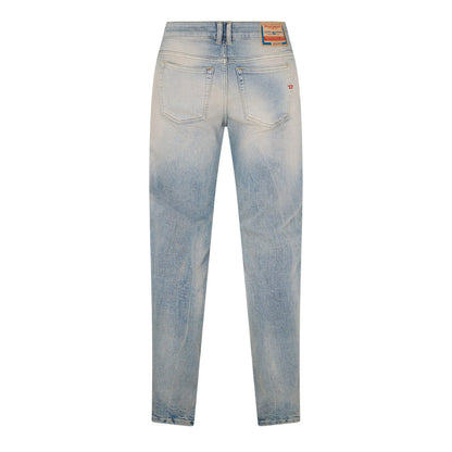 Blue Denim - Back - Diesel Mens D-Finitive Denim Jeans