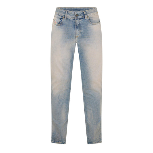 Blue Denim - Front - Diesel Mens D-Finitive Denim Jeans