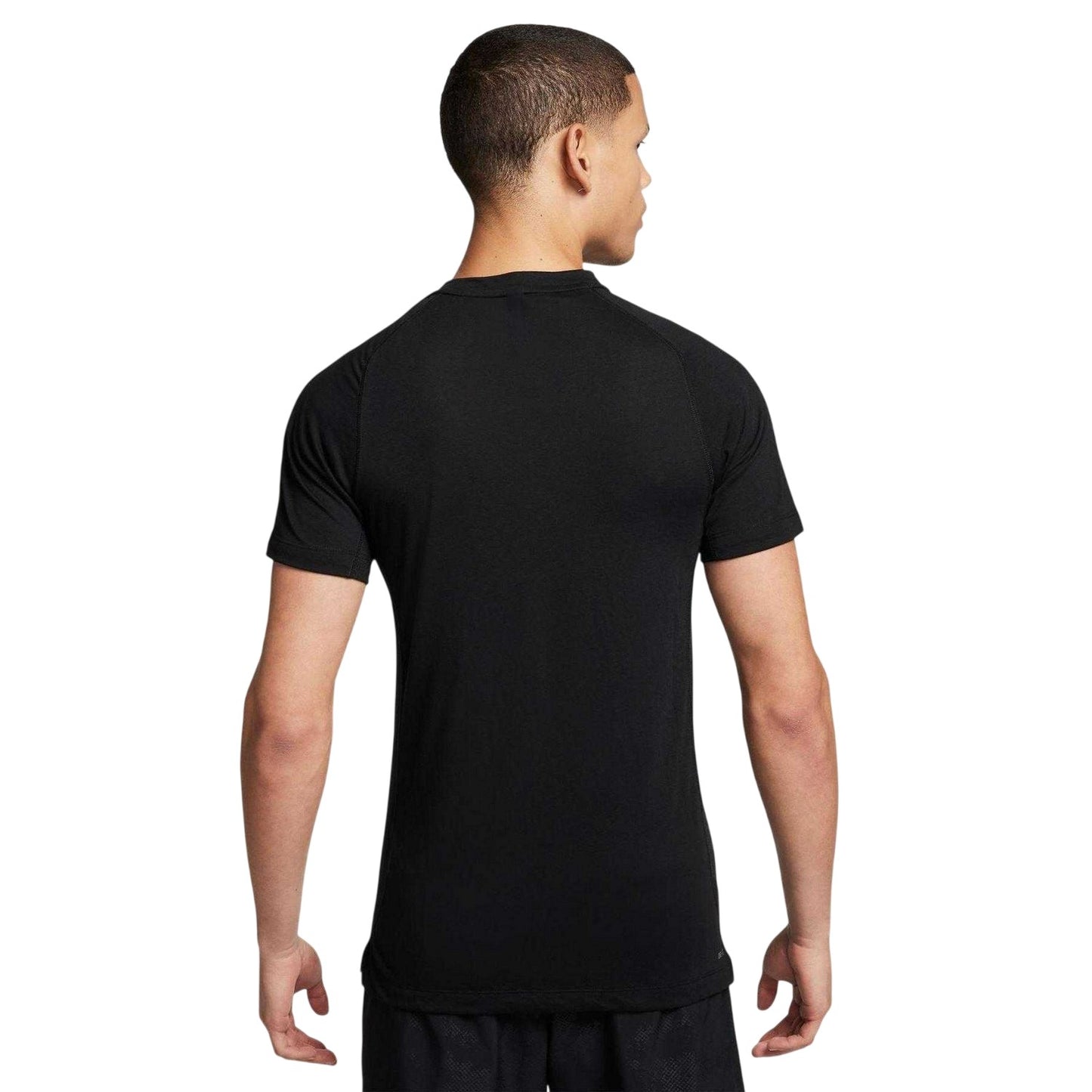 Black-White - Back - Nike Mens Project Rock Regular T-Shirt