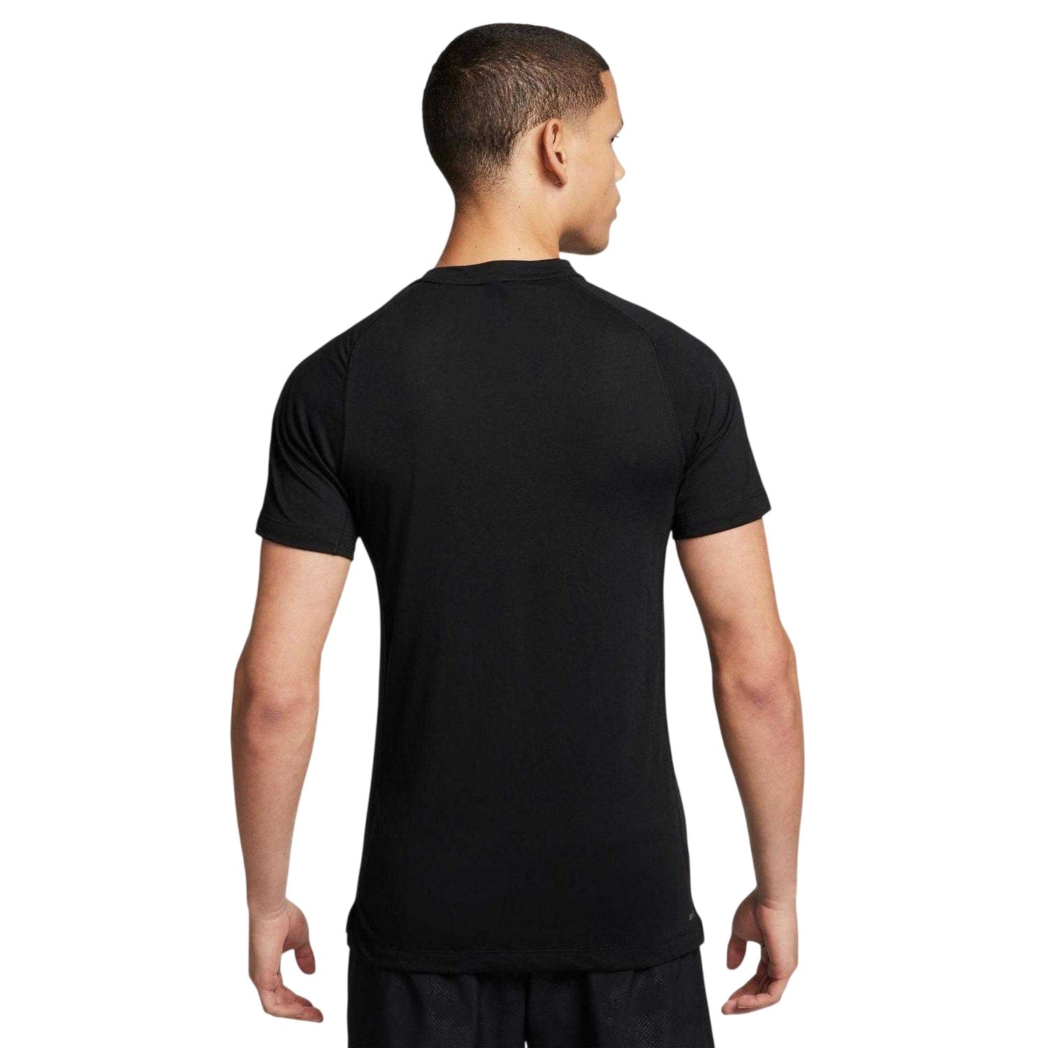 Black-White - Back - Nike Mens Project Rock Regular T-Shirt