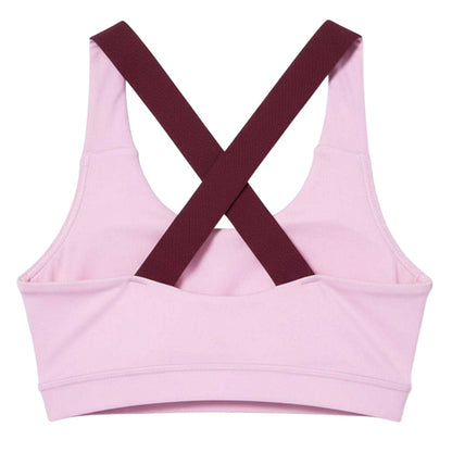 Pink - Back - Lacoste Womens-Ladies Stretch Breathable Bralette