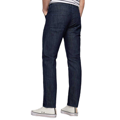 Navy - Back - Boss Mens Delaware3 Slim Jeans