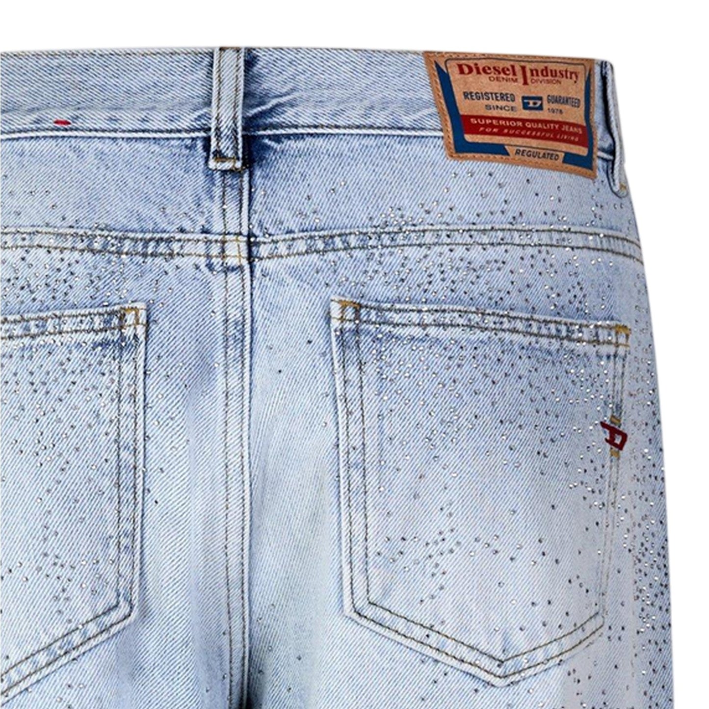 Blue Denim - Lifestyle - Diesel Womens-Ladies 2016 Straight Leg Jeans