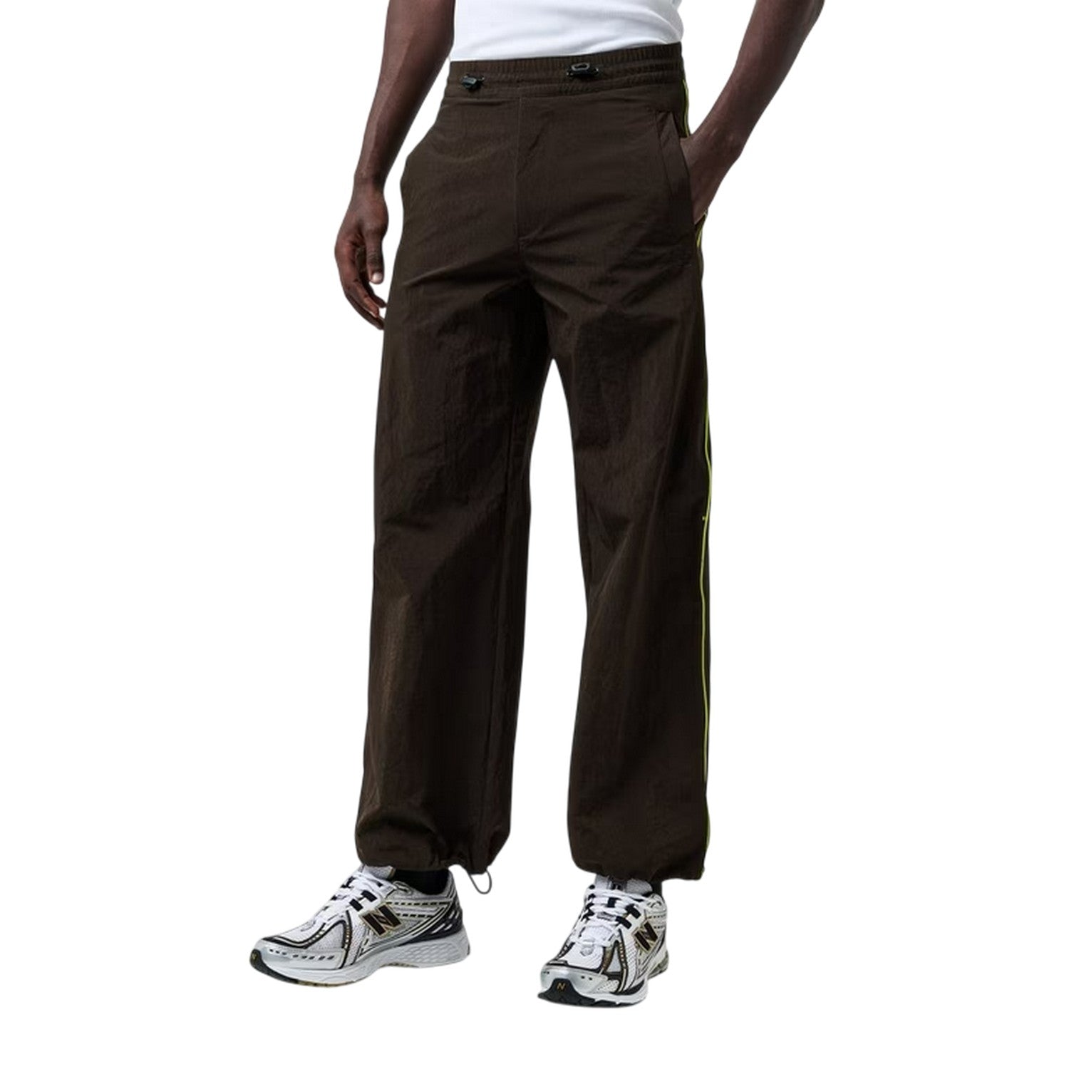 Black - Side - Diesel Mens Straight Leg Trousers