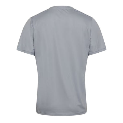Silver - Back - Adidas Mens Train Essentials Logo T-Shirt