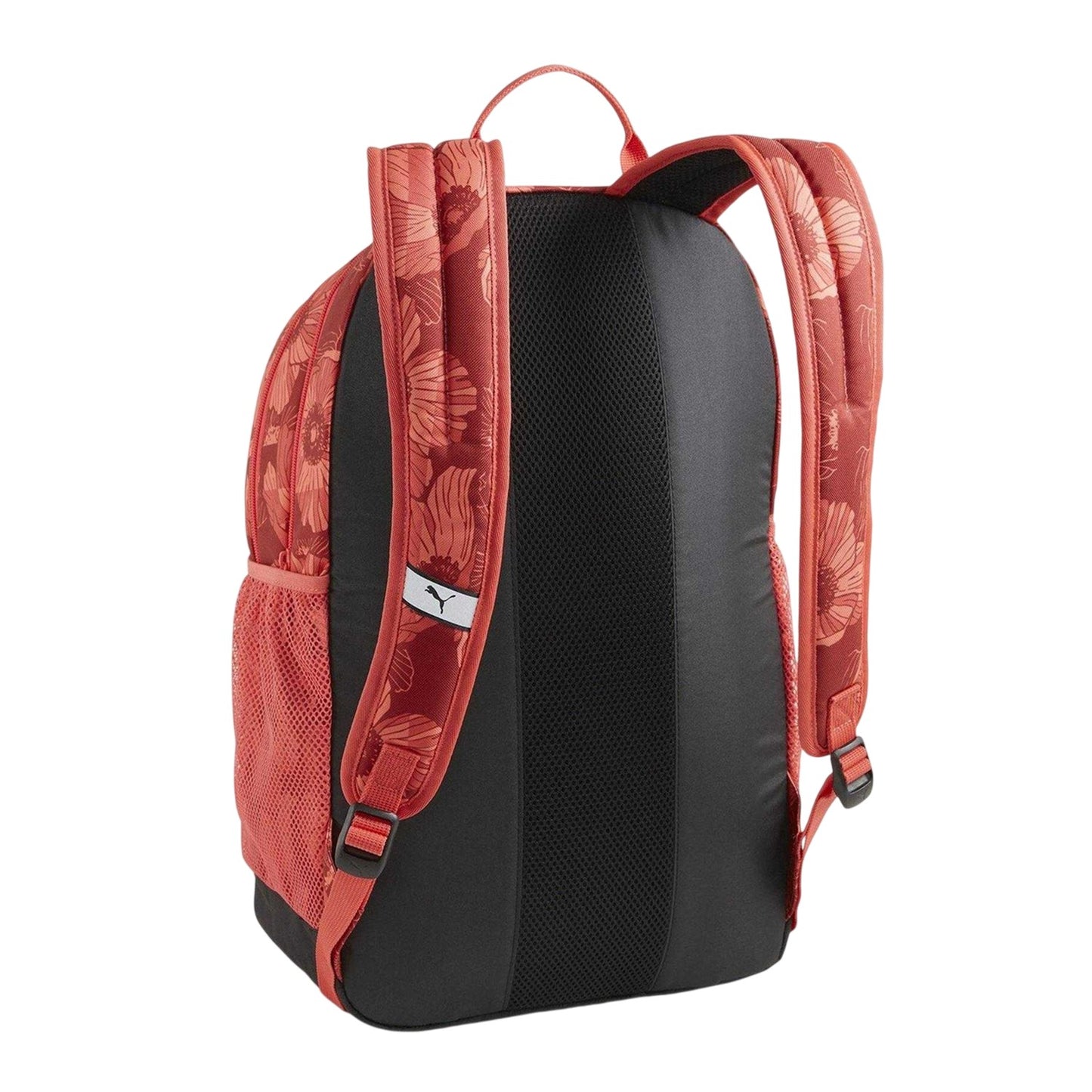 Red - Back - Puma Academy Floral Backpack
