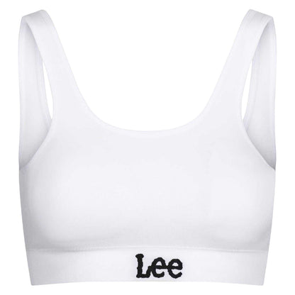 White - Front - Lee Womens-Ladies Katie Seamless Bra