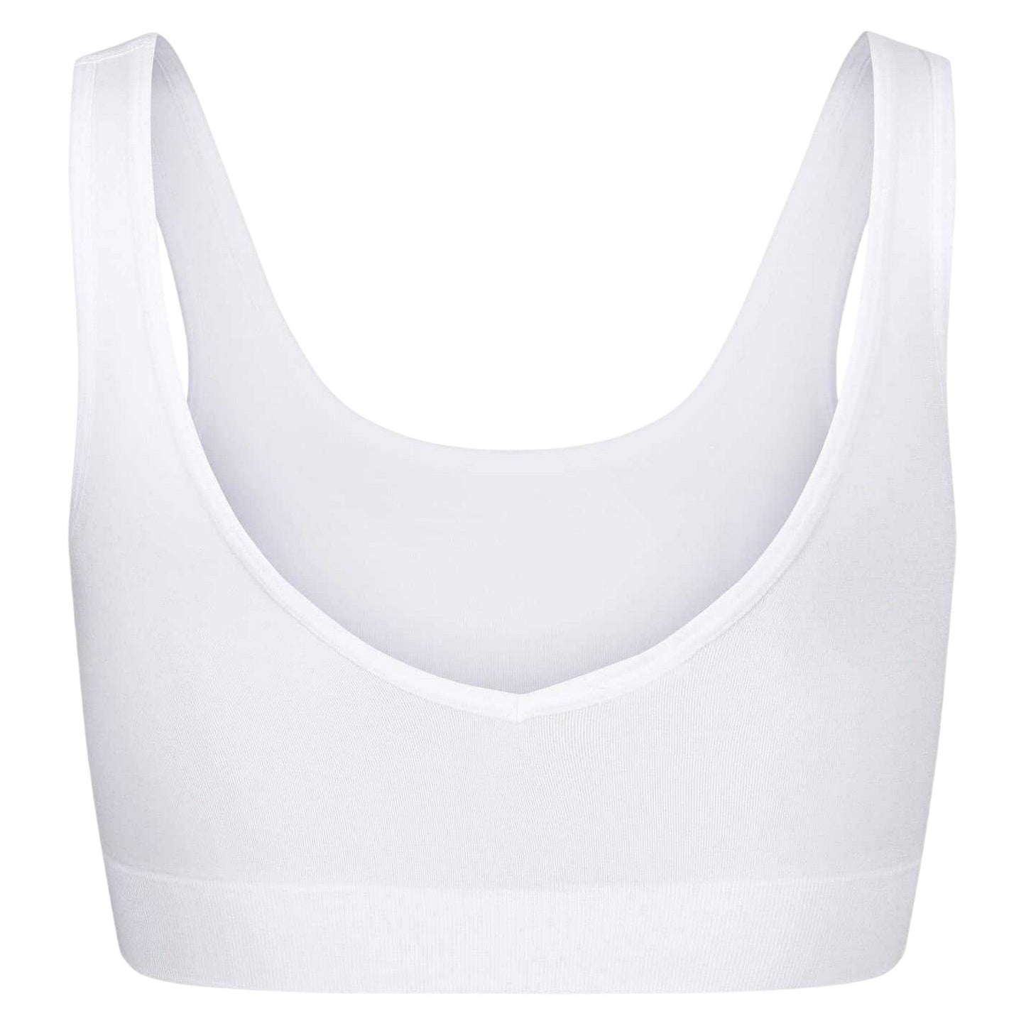 White - Back - Lee Womens-Ladies Katie Seamless Bra