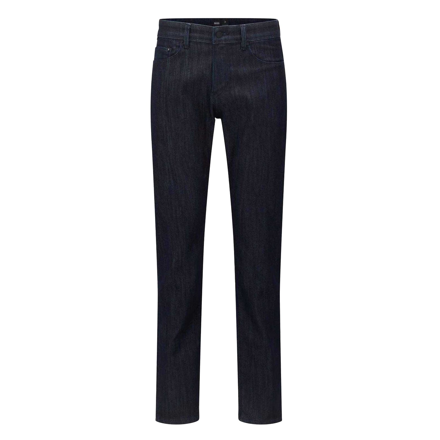Navy - Front - Boss Mens Delaware3 Slim Jeans