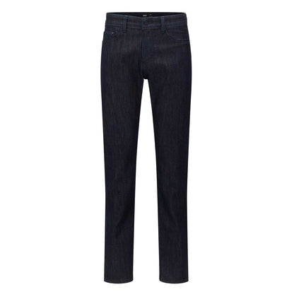 Navy - Front - Boss Mens Delaware3 Slim Jeans