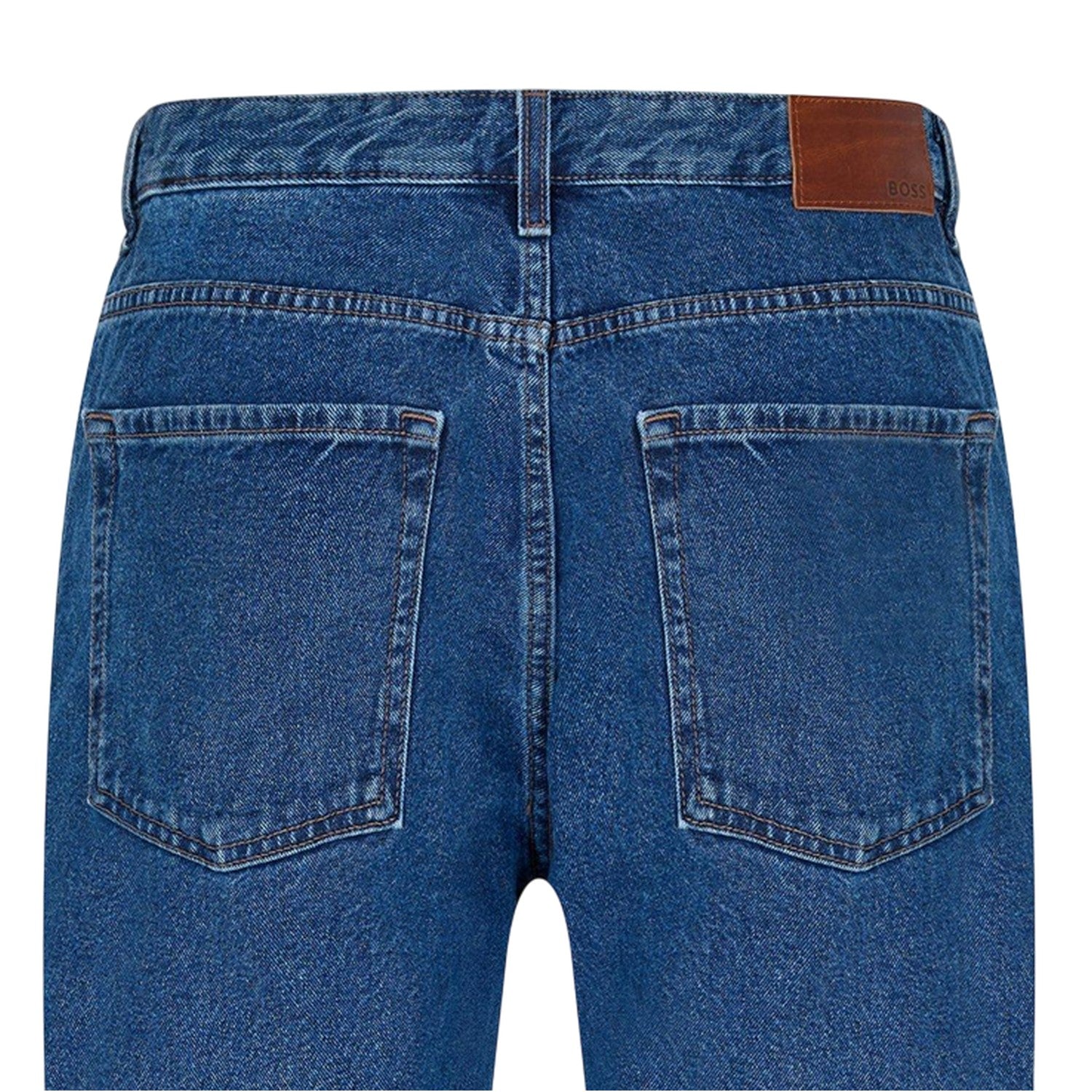 Turquoise-Aqua - Lifestyle - Boss Mens Re.Maine Denim 5 Pockets Jeans