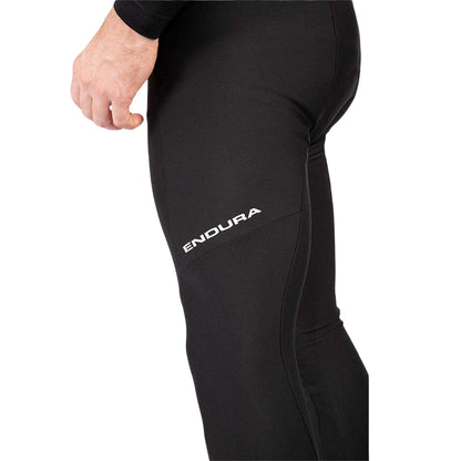 Black - Side - Endura Mens Cycling Bib Tights