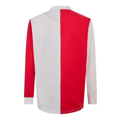 Red-White - Back - Hummel Mens Sunderland AFC Retro Long-Sleeved Football Shirt