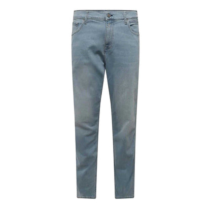 Blue - Front - Replay Mens Sandot Straight Leg Tapered Jeans