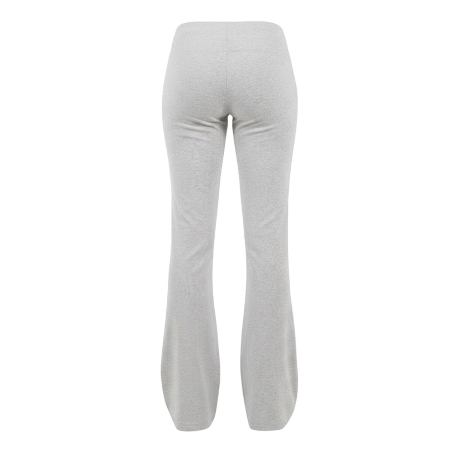 Light Grey Marl - Back - Brave Soul Womens-Ladies Flared Yoga Pants