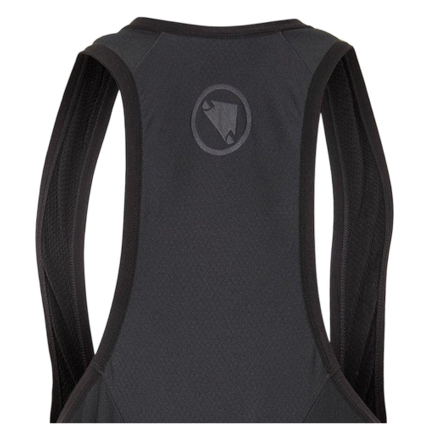 Black - Side - Endura Mens Zip Front Cycling Bib Shorts