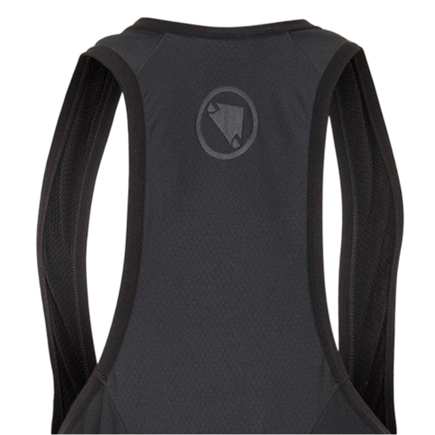 Black - Side - Endura Mens Zip Front Cycling Bib Shorts