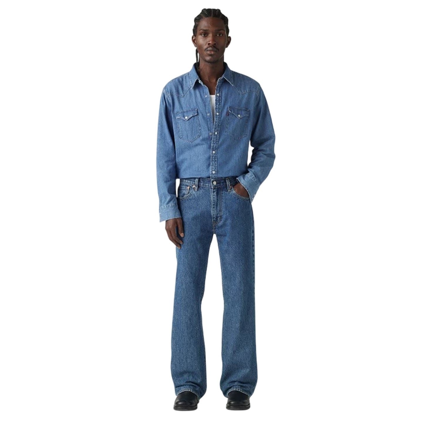 Made For Tv - Pack Shot - Levis Mens Flared Jeans
