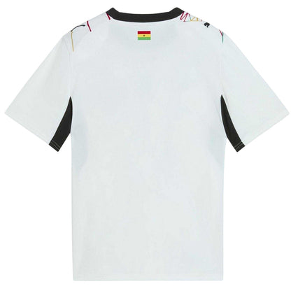 White-Red - Back - Puma Childrens-Kids Ghana World Cup 2026 Football Shirt