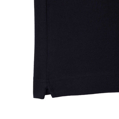 Blue - Close up - Lacoste Mens Badge Classic Polo Shirt