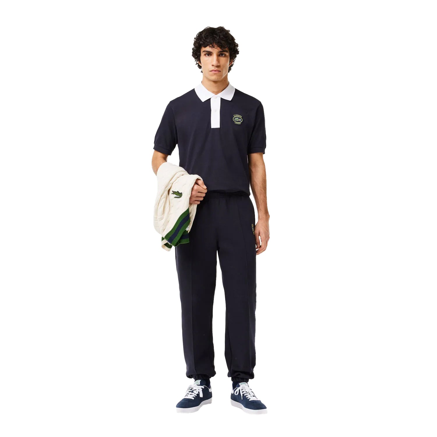 Blue - Lifestyle - Lacoste Mens Badge Classic Polo Shirt