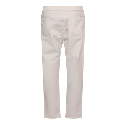 White - Back - Replay Womens-Ladies Straight Jeans