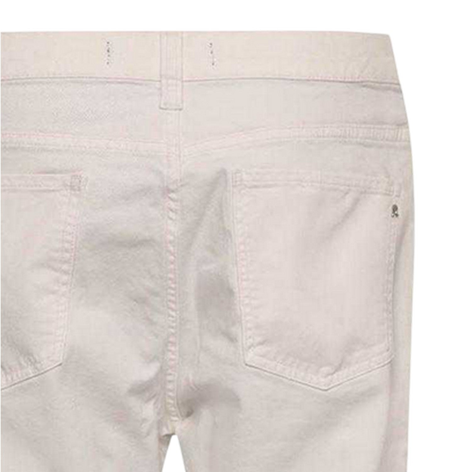 White - Lifestyle - Replay Womens-Ladies Straight Jeans