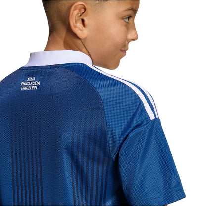 Blue-White - Lifestyle - Adidas Childrens-Kids Greece World Cup 2026 Football Jersey