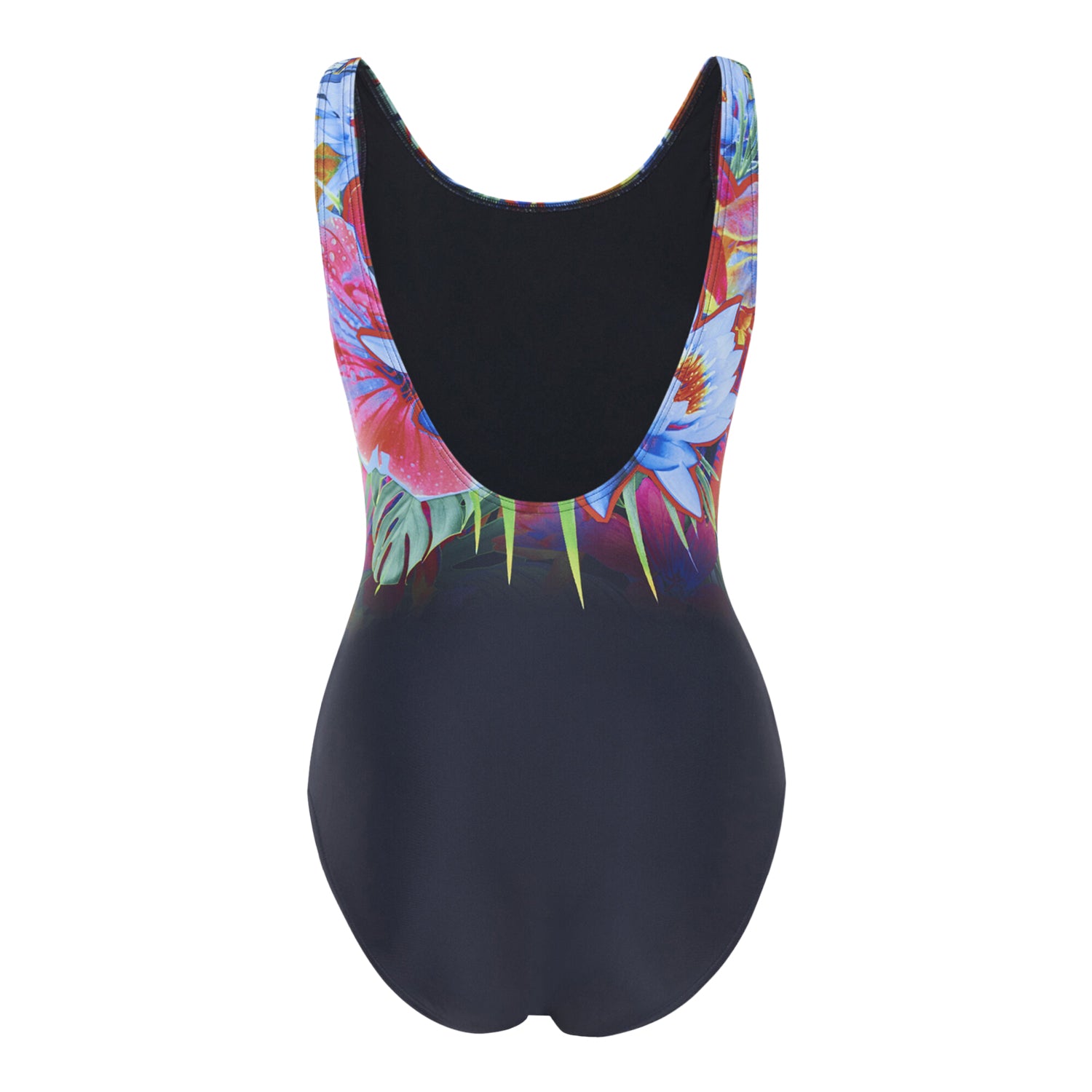Multicoloured - Back - Speedo Womens-Ladies Floral U-Back One Piece Swimsuit
