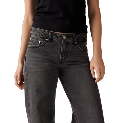Wish Me Luck - Side - Levis Womens-Ladies Wide Leg Low Rise Jeans