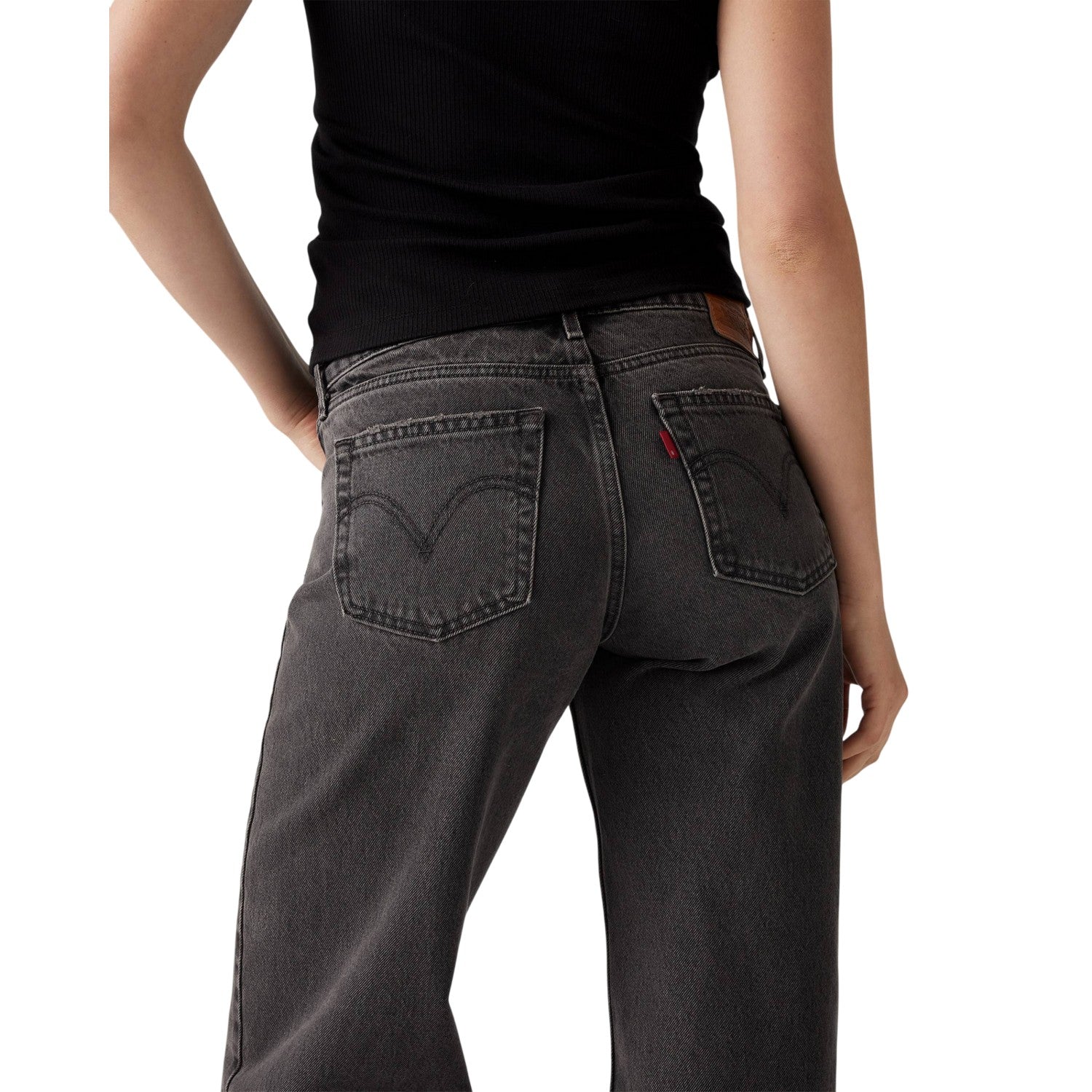 Wish Me Luck - Lifestyle - Levis Womens-Ladies Wide Leg Low Rise Jeans