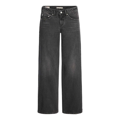 Wish Me Luck - Front - Levis Womens-Ladies Wide Leg Low Rise Jeans