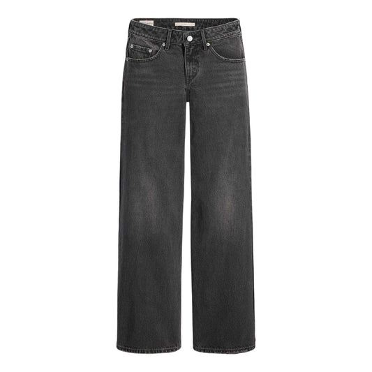Wish Me Luck - Front - Levis Womens-Ladies Wide Leg Low Rise Jeans