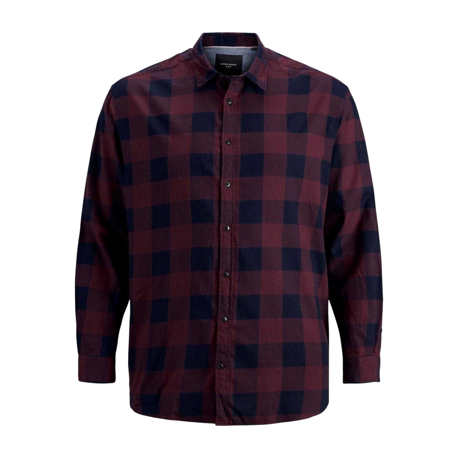Port Royale - Front - Jack And Jones Mens Gingham Twill Shirt