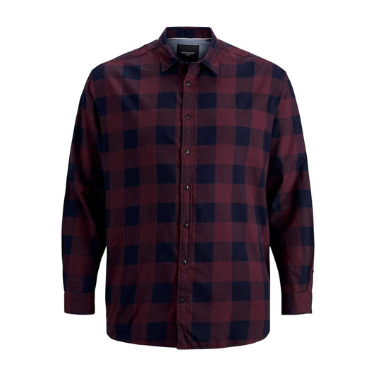 Port Royale - Front - Jack And Jones Mens Gingham Twill Shirt