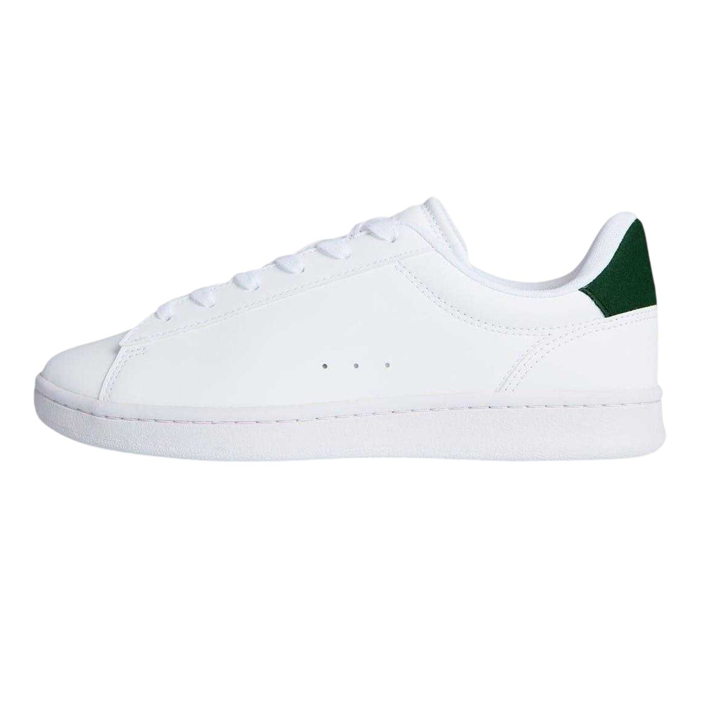 White-Green - Side - Lacoste Childrens-Kids Carnaby Pro Leather Trainers