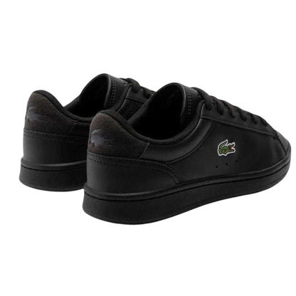 Black - Back - Lacoste Childrens-Kids Carnaby Pro Leather Trainers