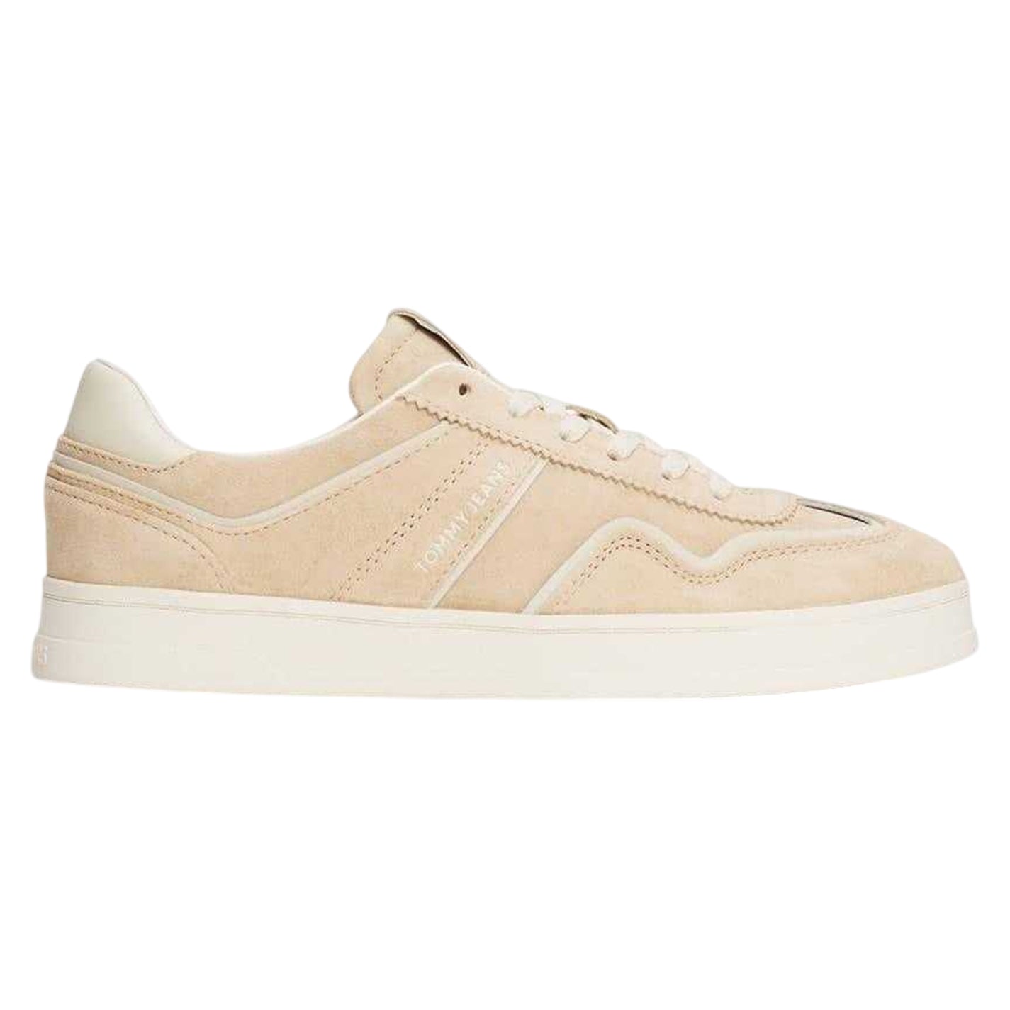 Light Gold - Front - Tommy Jeans Womens-Ladies Greenwich Low Trainers