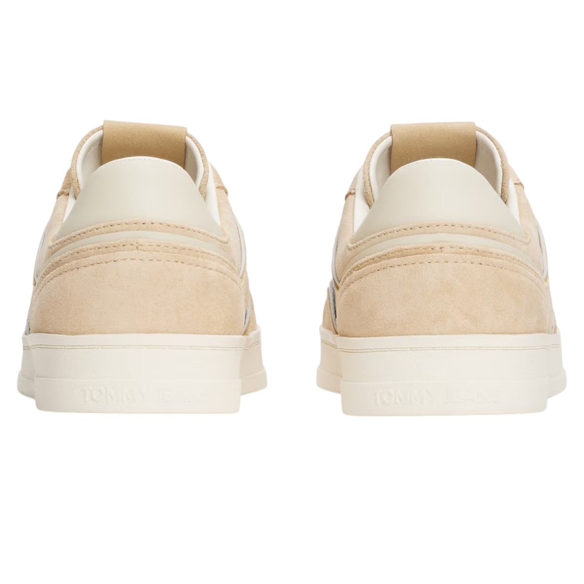 Light Gold - Back - Tommy Jeans Womens-Ladies Greenwich Low Trainers